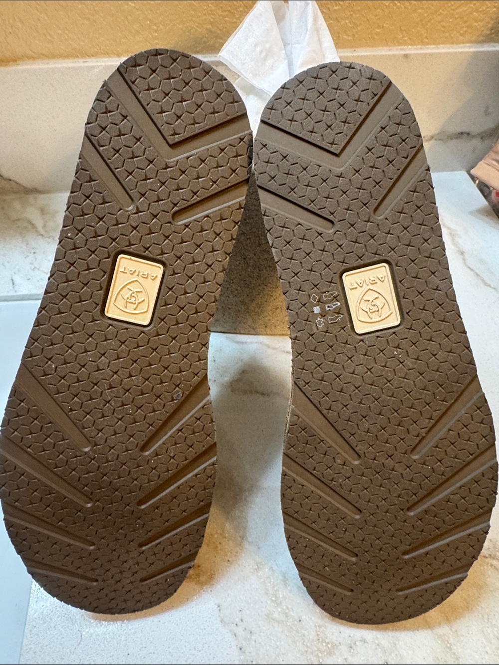 Ariat Brown Suede Slip-On Loafers for women - Picture 6 of 7